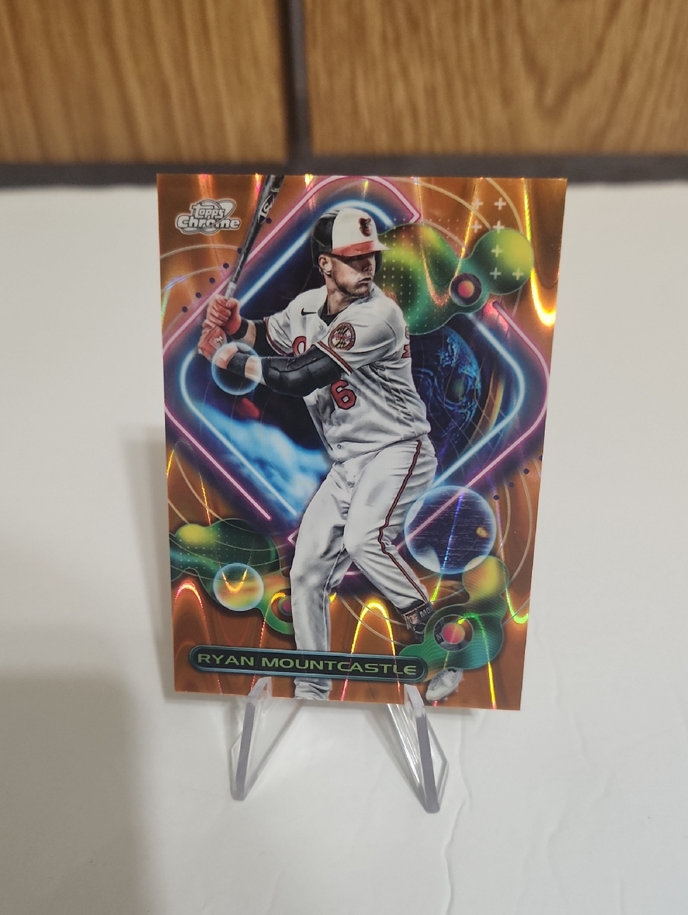 Ryan Mountcastle Topps Chrome Orange Wave Numbered 12/25